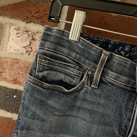 LEVIS Dark Blue Perfect Waist 525 Straight Leg Jeans size 10 - Picture 5 of 11